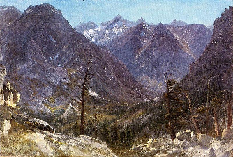 Albert Bierstadt Estes Park, Colorado china oil painting image